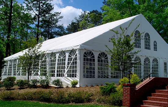 Large Tent Rental with Sidewalls