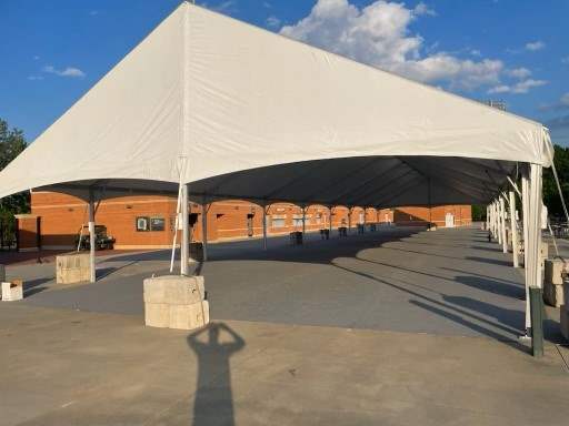 40x150 Tent For UNC Charlotte