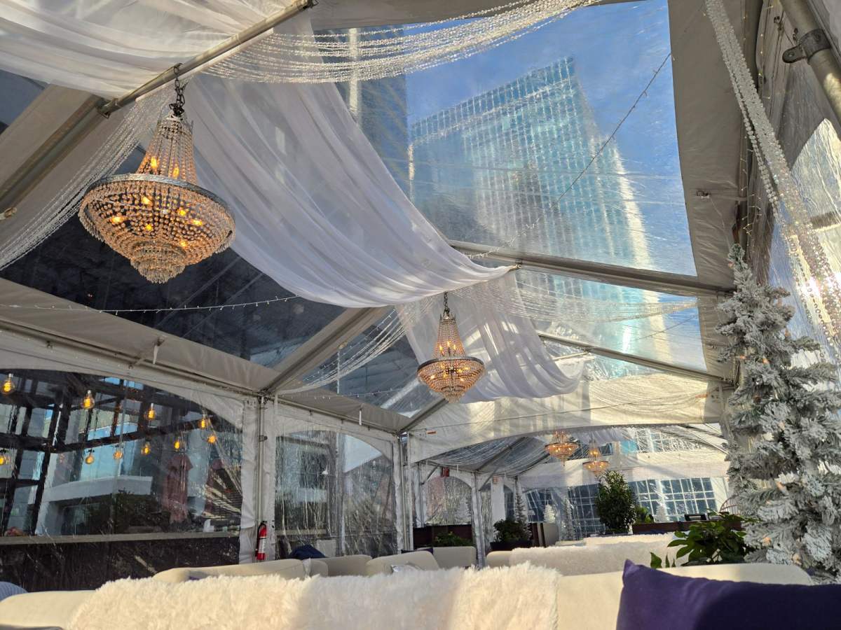 12-1-25 JW Marriott VIEW FROM INSIDE TENT SETUP